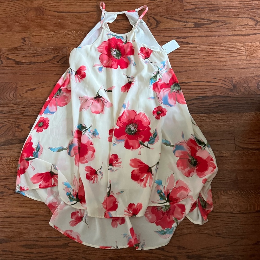 Brand new flowy rose dress